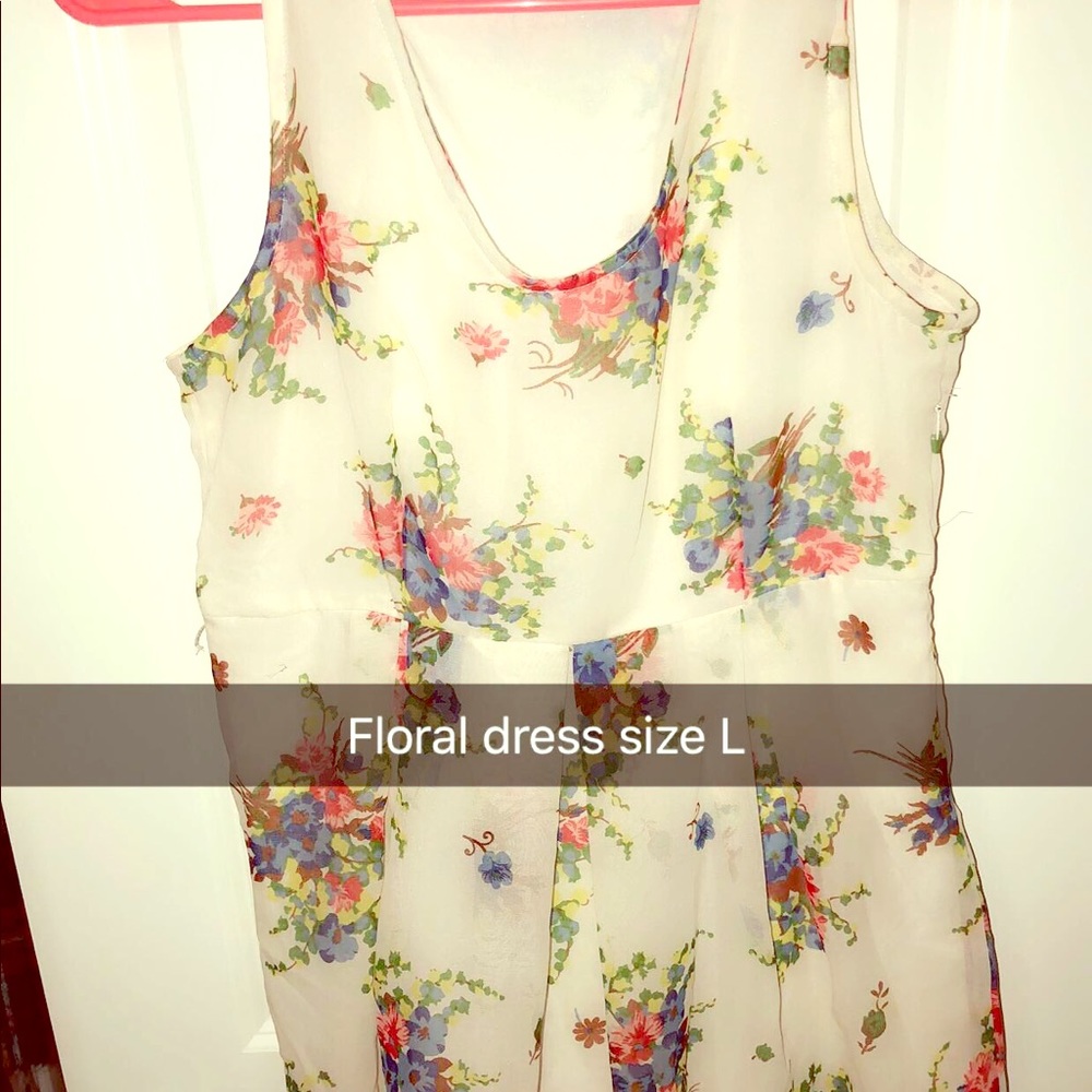 Floral skater dress